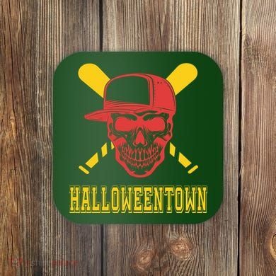 Halloweentown Skeleton Baseball Coaster