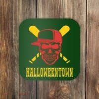 Halloweentown Skeleton Baseball Coaster thumb 0