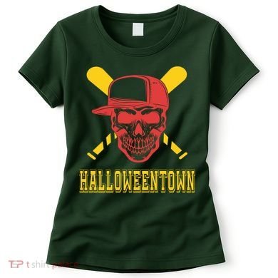 Halloweentown Skeleton Baseball Women's T-Shirt