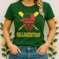 Halloweentown Skeleton Baseball Women's T-Shirt thumb 2