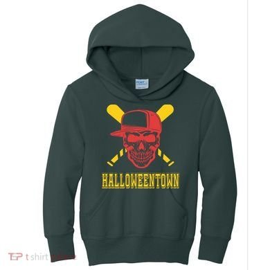 Halloweentown Skeleton Baseball Kids Hoodie