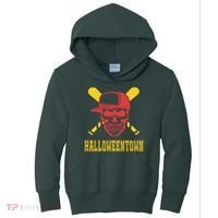 Halloweentown Skeleton Baseball Kids Hoodie thumb 0