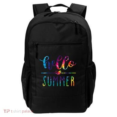 Hello Summer Colorful Rainbow Backpack