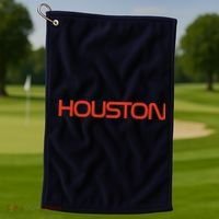 Houston Space City, Houston Baseball Golf Towel thumb 1