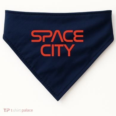 Houston Space City, Houston Baseball USA-Made Doggie Bandana