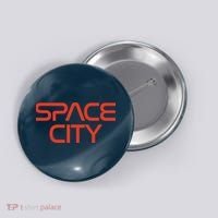 Houston Space City, Houston Baseball Button thumb 0