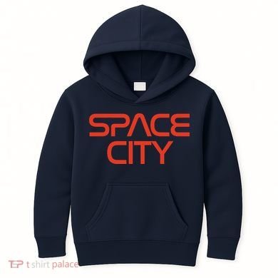 Houston Space City, Houston Baseball Kids Hoodie