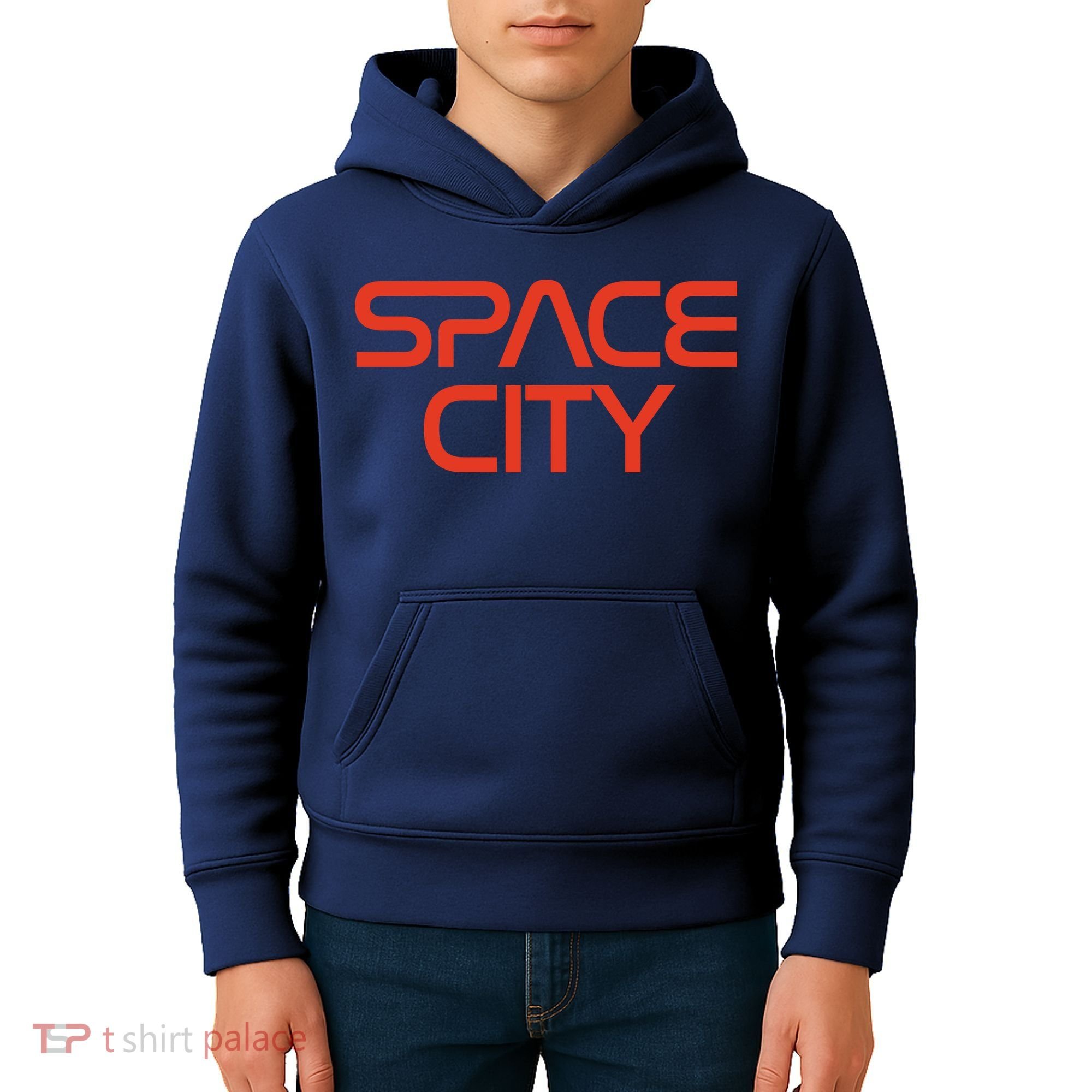 Houston Space City, Houston Baseball Kids Hoodie