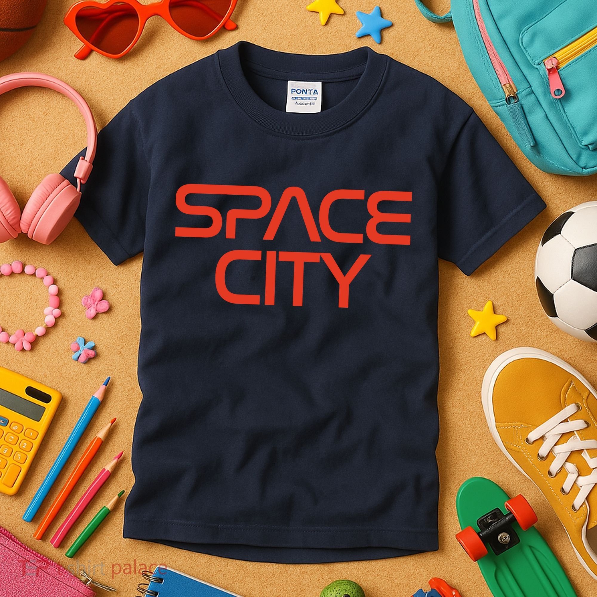Houston Space City, Houston Baseball Kids T-Shirt