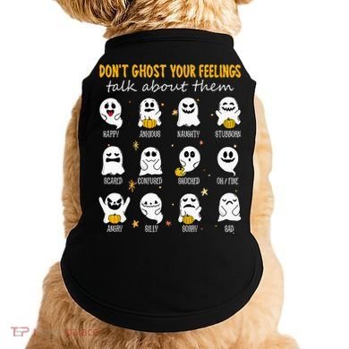Halloween School Counselor DonT Ghost Your Feeling Teacher Doggie Tank
