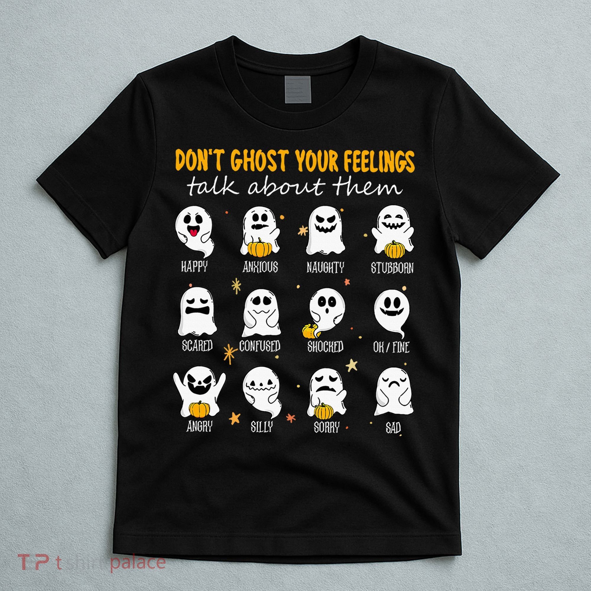 Halloween School Counselor DonT Ghost Your Feeling Teacher T-Shirt