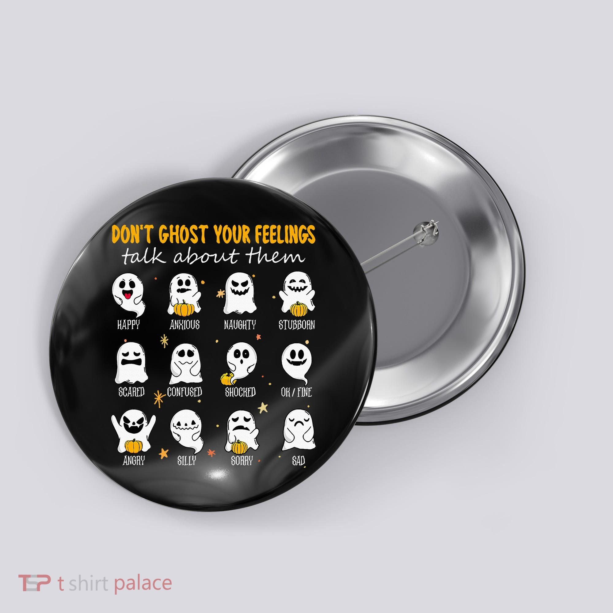 Halloween School Counselor DonT Ghost Your Feeling Teacher Button