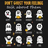 Halloween School Counselor DonT Ghost Your Feeling Teacher Button thumb 1