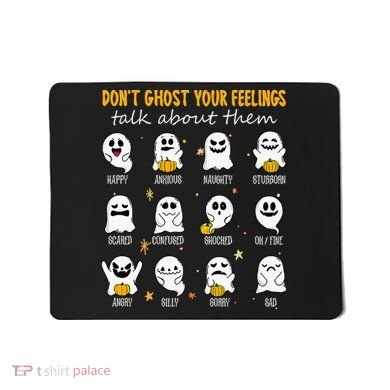 Halloween School Counselor DonT Ghost Your Feeling Teacher Mousepad