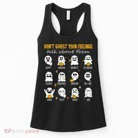 Halloween School Counselor DonT Ghost Your Feeling Teacher Women's Tank Top thumb 0