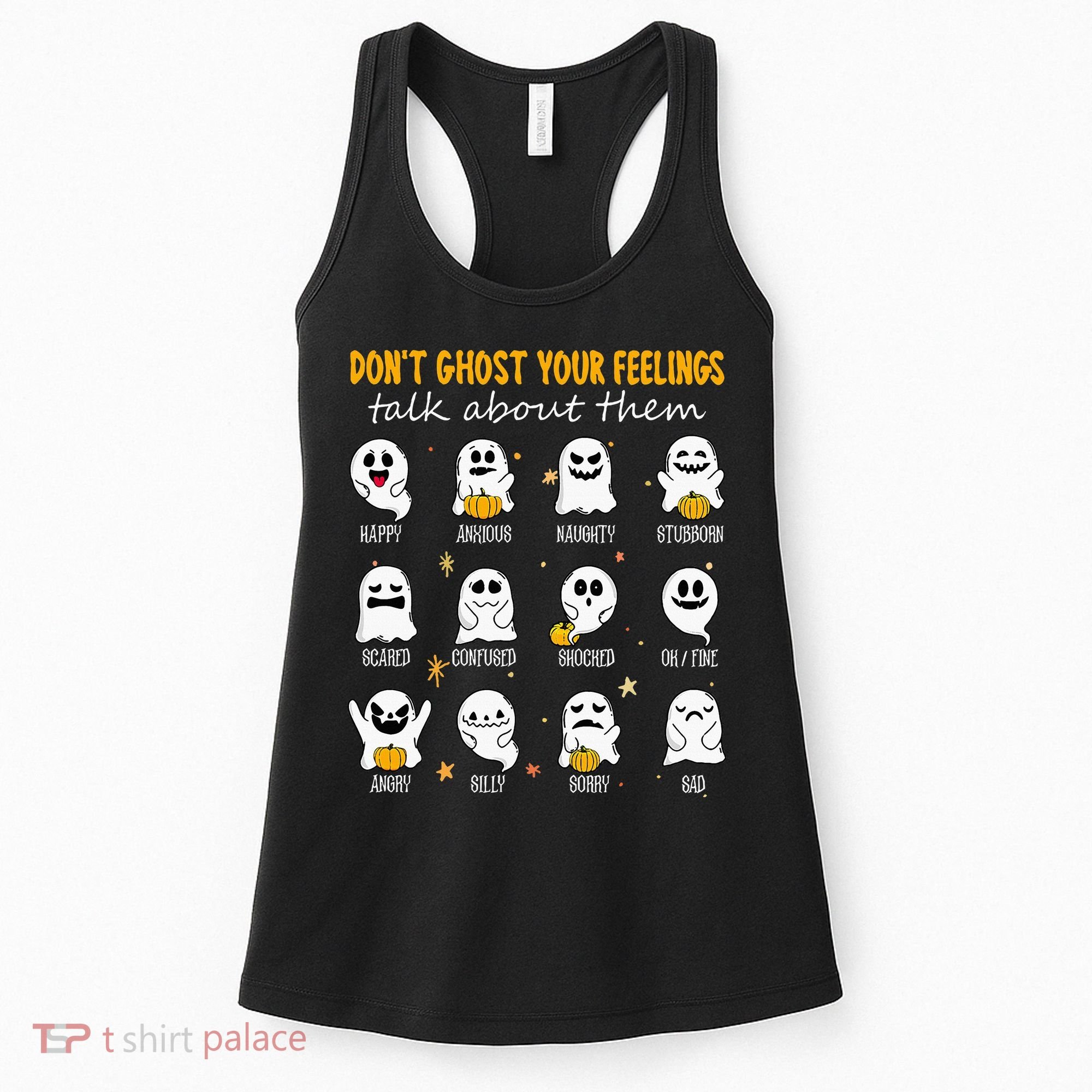 Halloween School Counselor DonT Ghost Your Feeling Teacher Women's Tank Top