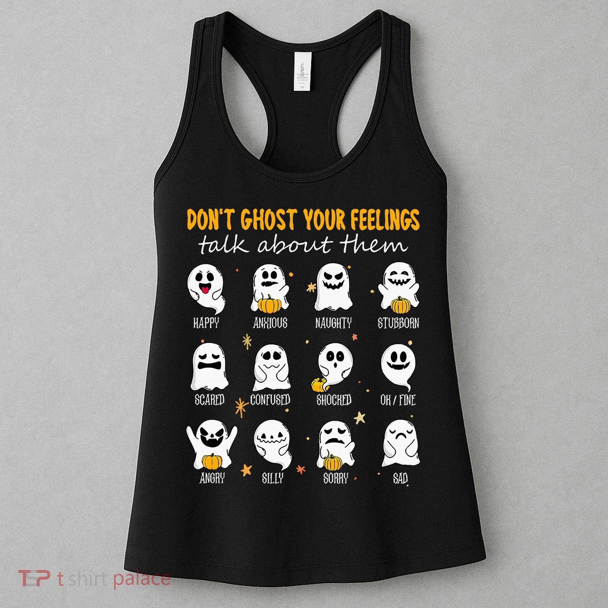 Halloween School Counselor DonT Ghost Your Feeling Teacher Women's Tank Top