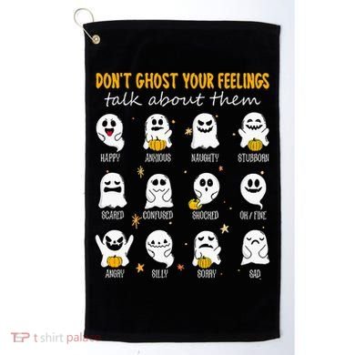 Halloween School Counselor DonT Ghost Your Feeling Teacher Golf Towel
