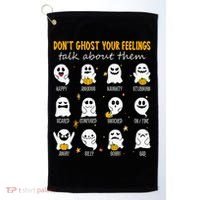 Halloween School Counselor DonT Ghost Your Feeling Teacher Golf Towel thumb 0