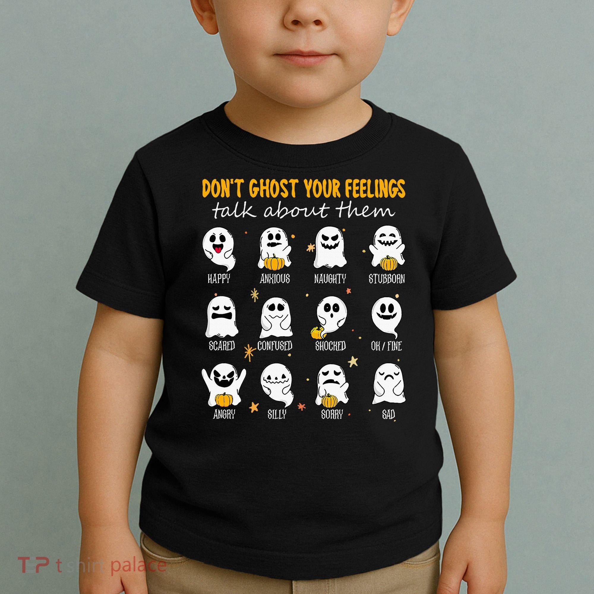 Halloween School Counselor DonT Ghost Your Feeling Teacher Toddler T-Shirt