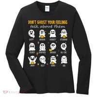 Halloween School Counselor DonT Ghost Your Feeling Teacher Women's Long Sleeve Shirt thumb 0