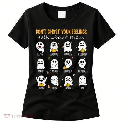 Halloween School Counselor DonT Ghost Your Feeling Teacher Women's T-Shirt