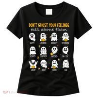 Halloween School Counselor DonT Ghost Your Feeling Teacher Women's T-Shirt thumb 0
