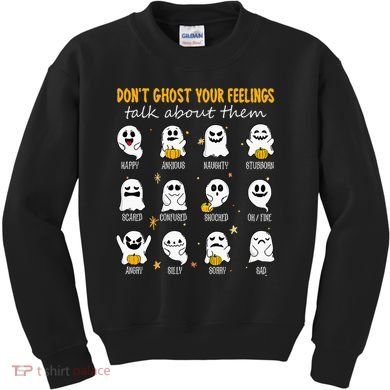 Halloween School Counselor DonT Ghost Your Feeling Teacher Kids Sweatshirt