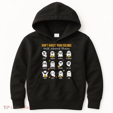 Halloween School Counselor DonT Ghost Your Feeling Teacher Kids Hoodie