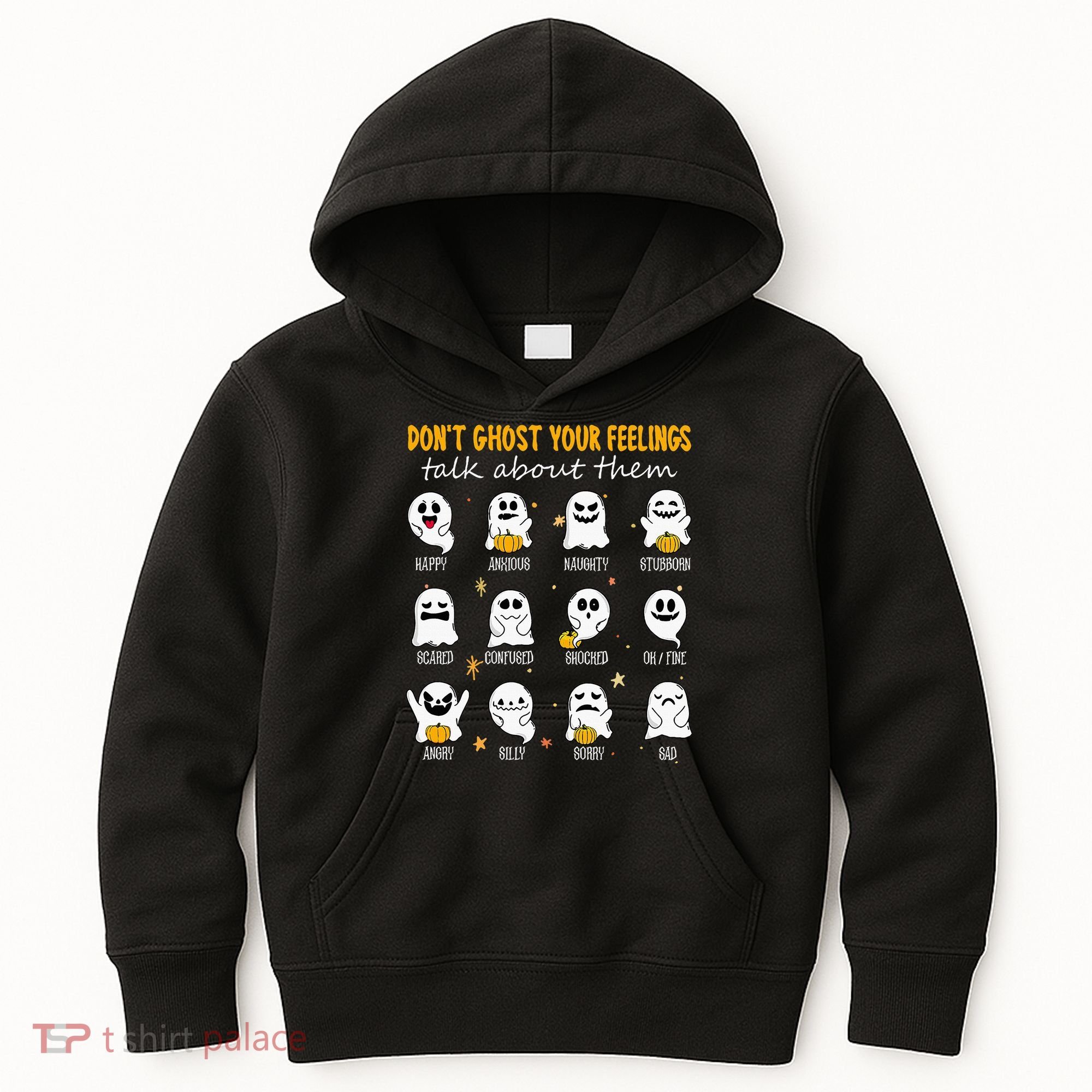 Halloween School Counselor DonT Ghost Your Feeling Teacher Kids Hoodie