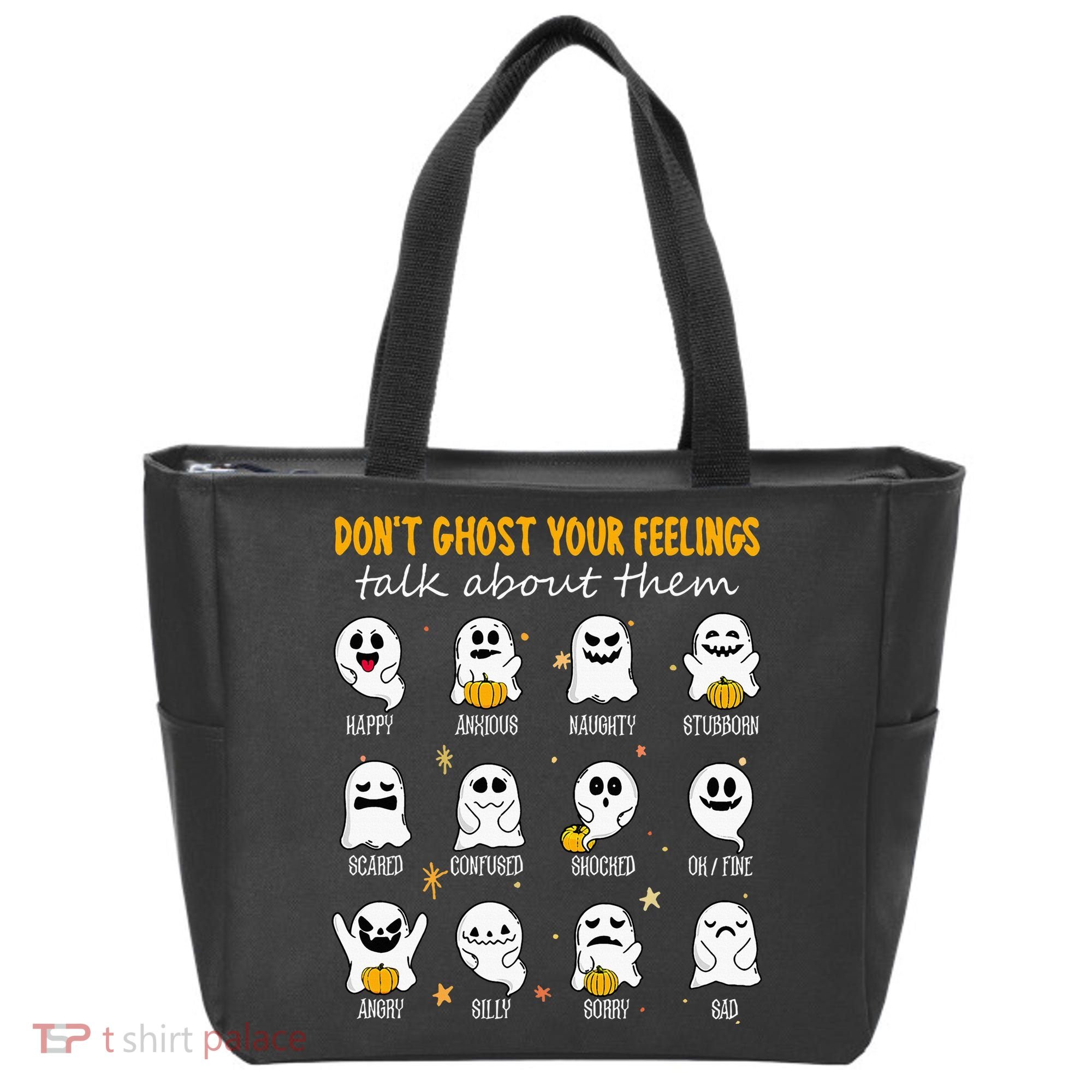 Halloween School Counselor DonT Ghost Your Feeling Teacher Tote Bag