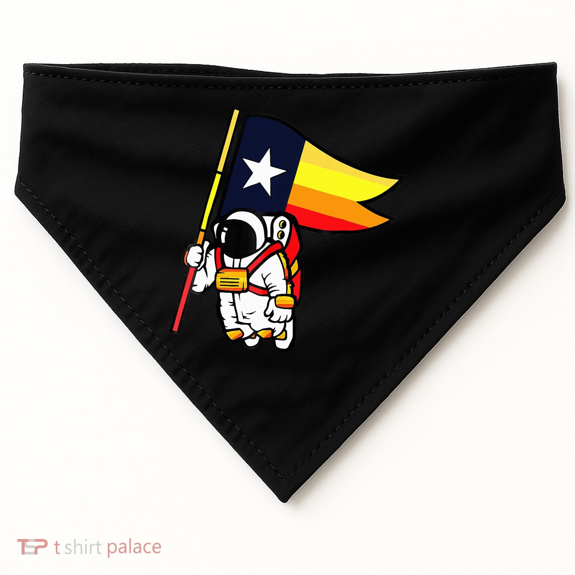 Houston Space City Astronaut USA-Made Doggie Bandana