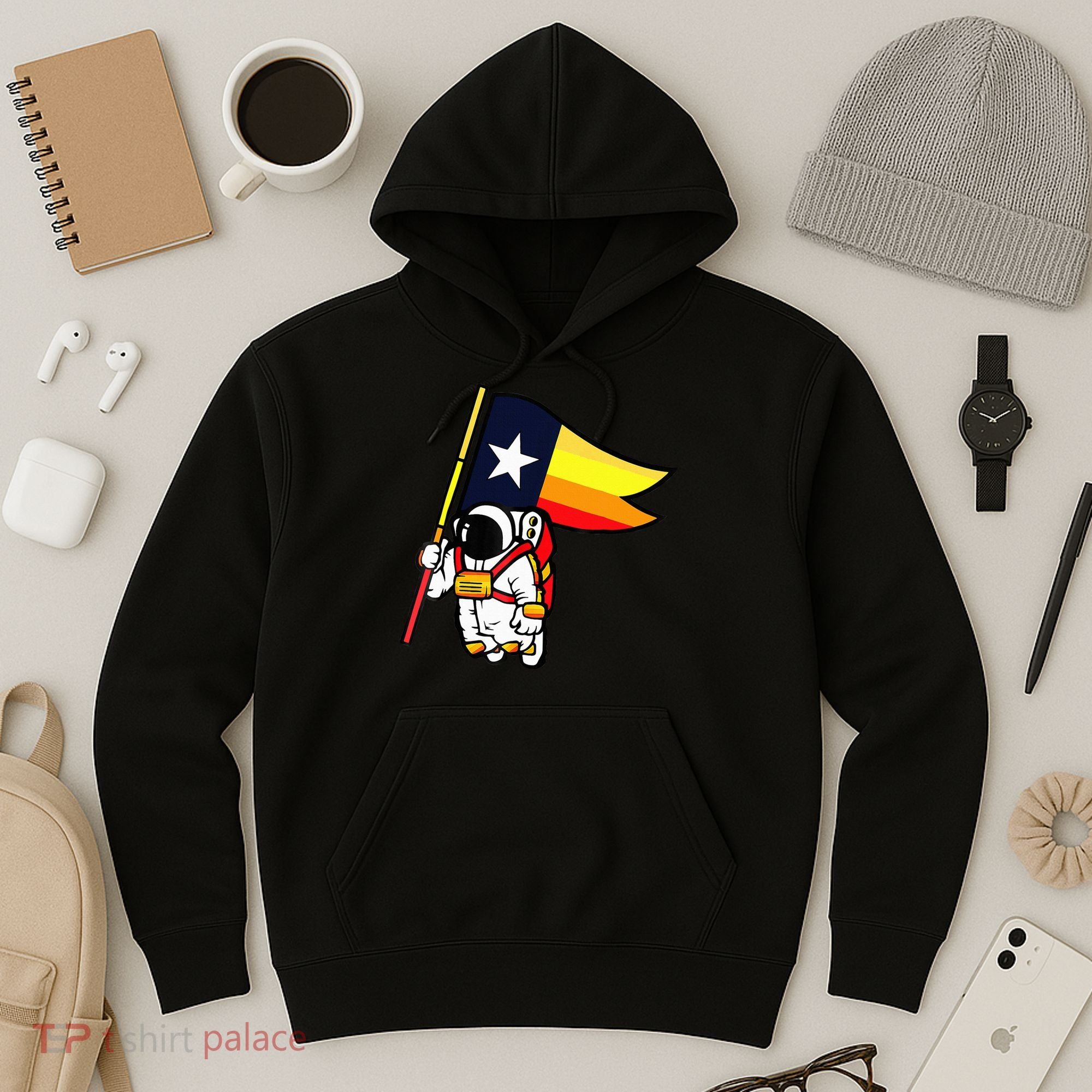 Houston Space City Astronaut Hoodie