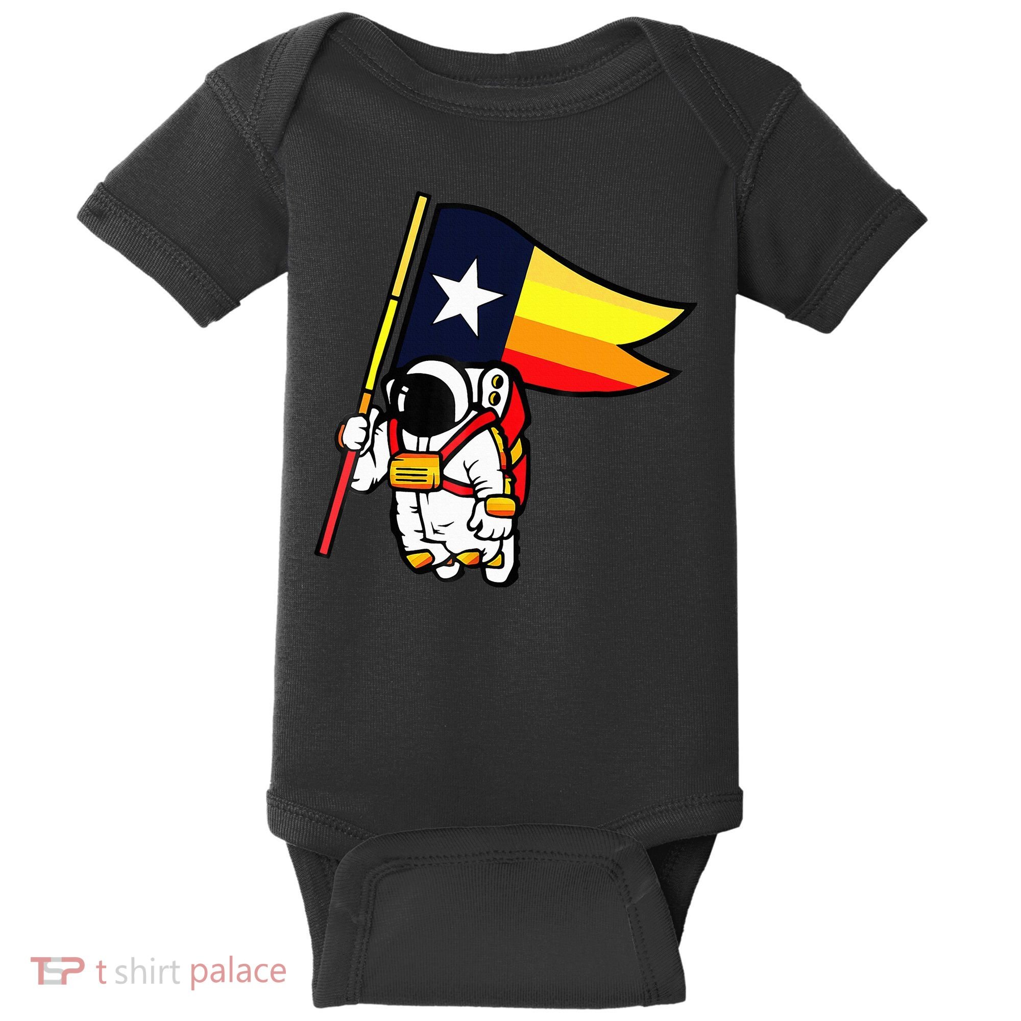 Houston Space City Astronaut Baby Bodysuit