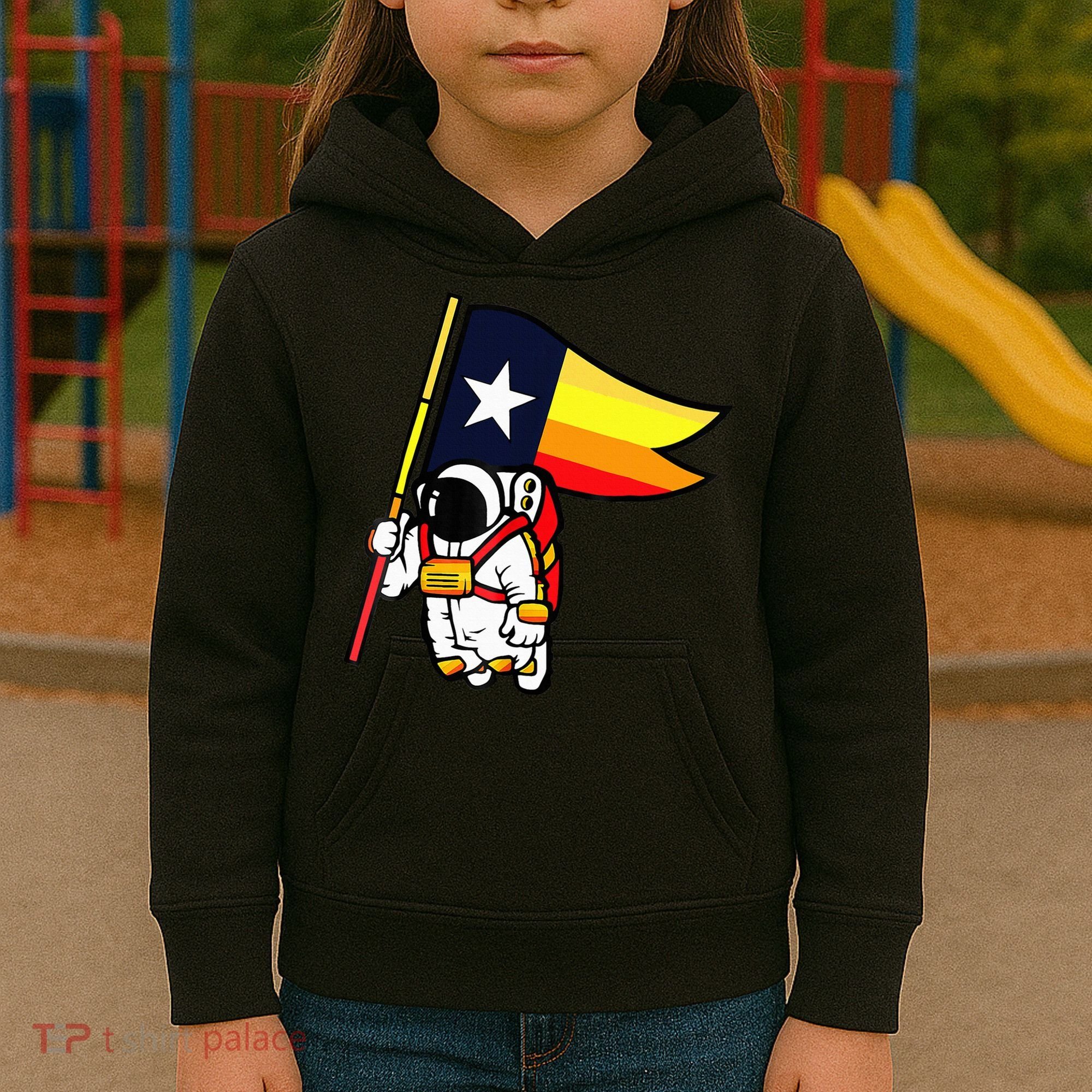 Houston Space City Astronaut Kids Hoodie