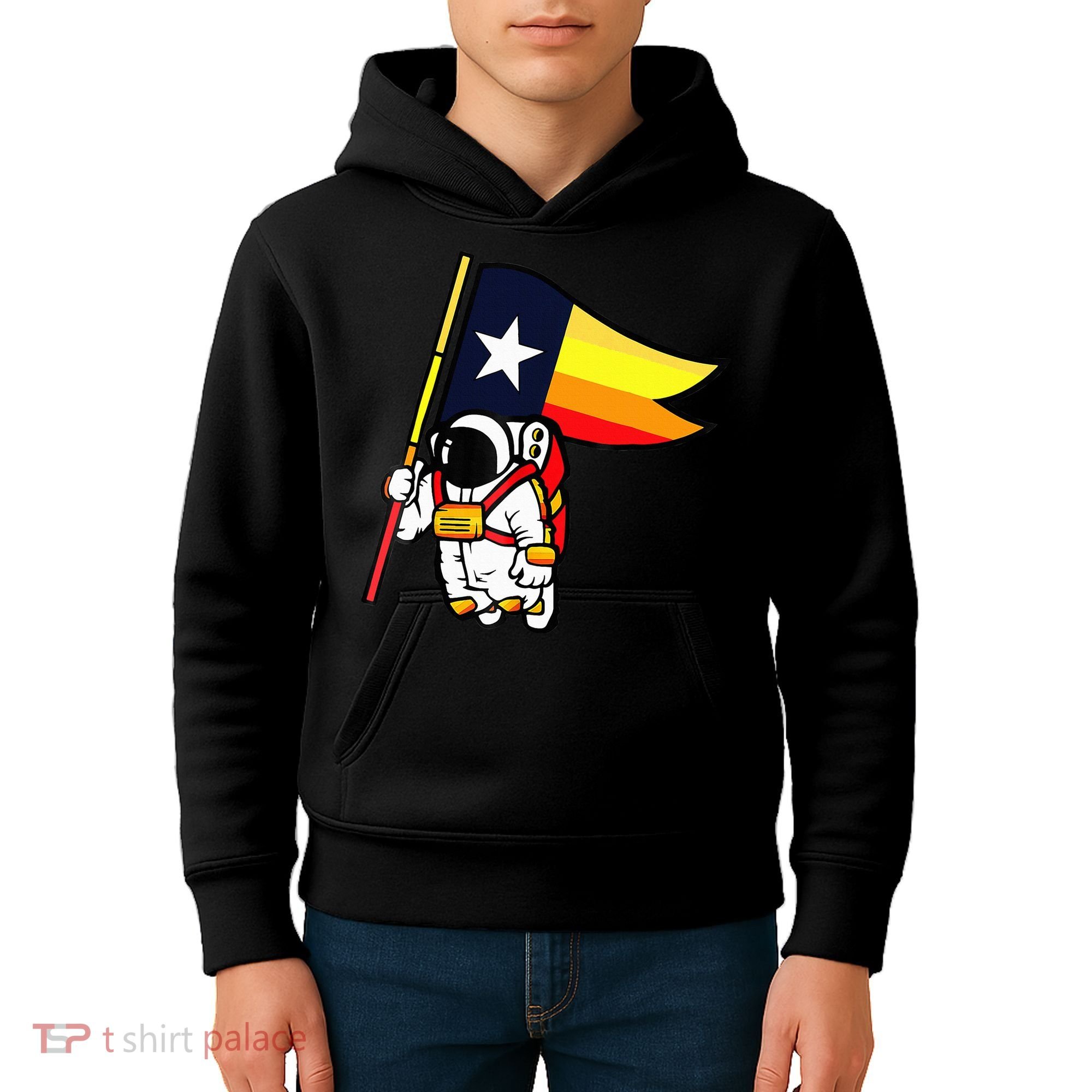 Houston Space City Astronaut Kids Hoodie