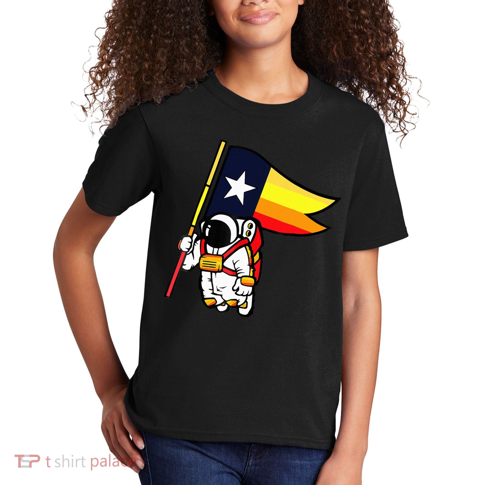 Houston Space City Astronaut Kids T-Shirt