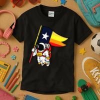 Houston Space City Astronaut Kids T-Shirt thumb 3