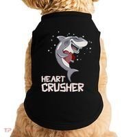 Heart Shark Crusher Valentines Day Cute Vgiftday Gift Doggie Tank thumb 0