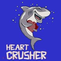 Heart Shark Crusher Valentines Day Cute Vgiftday Gift Mousepad thumb 1