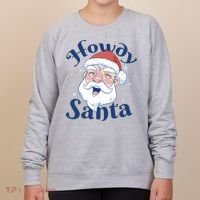 Howdy Santa Christmas Women's Sweatshirt thumb 0