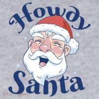 Howdy Santa Christmas Women's Sweatshirt thumb 2