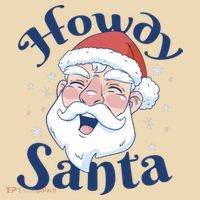 Howdy Santa Christmas Tote Bag thumb 4