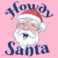 Howdy Santa Christmas Coaster thumb 2
