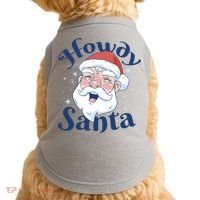 Howdy Santa Christmas Doggie Tank thumb 0
