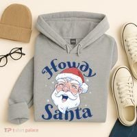 Howdy Santa Christmas Hoodie thumb 4