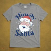 Howdy Santa Christmas T-Shirt thumb 5