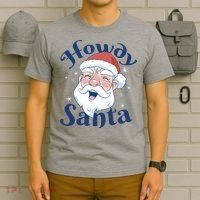 Howdy Santa Christmas T-Shirt thumb 6