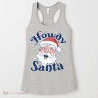 Howdy Santa Christmas Women's Tank Top thumb 0
