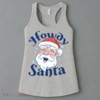 Howdy Santa Christmas Women's Tank Top thumb 3